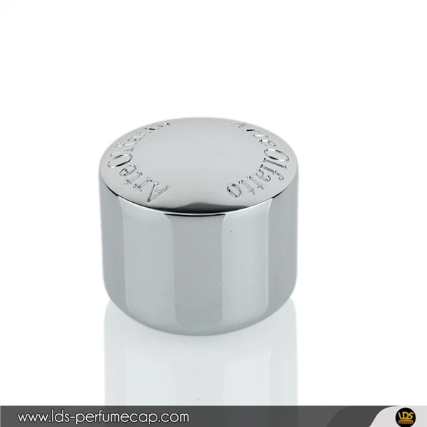 Tutup Parfum Paduan Seng Debossed